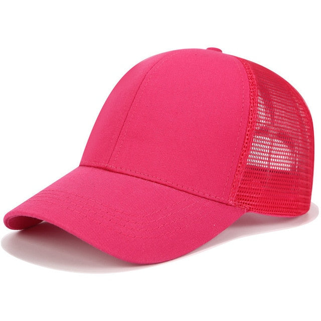 Ponytail Cap with Extra Opening – SkyShield-Pink-State of Style