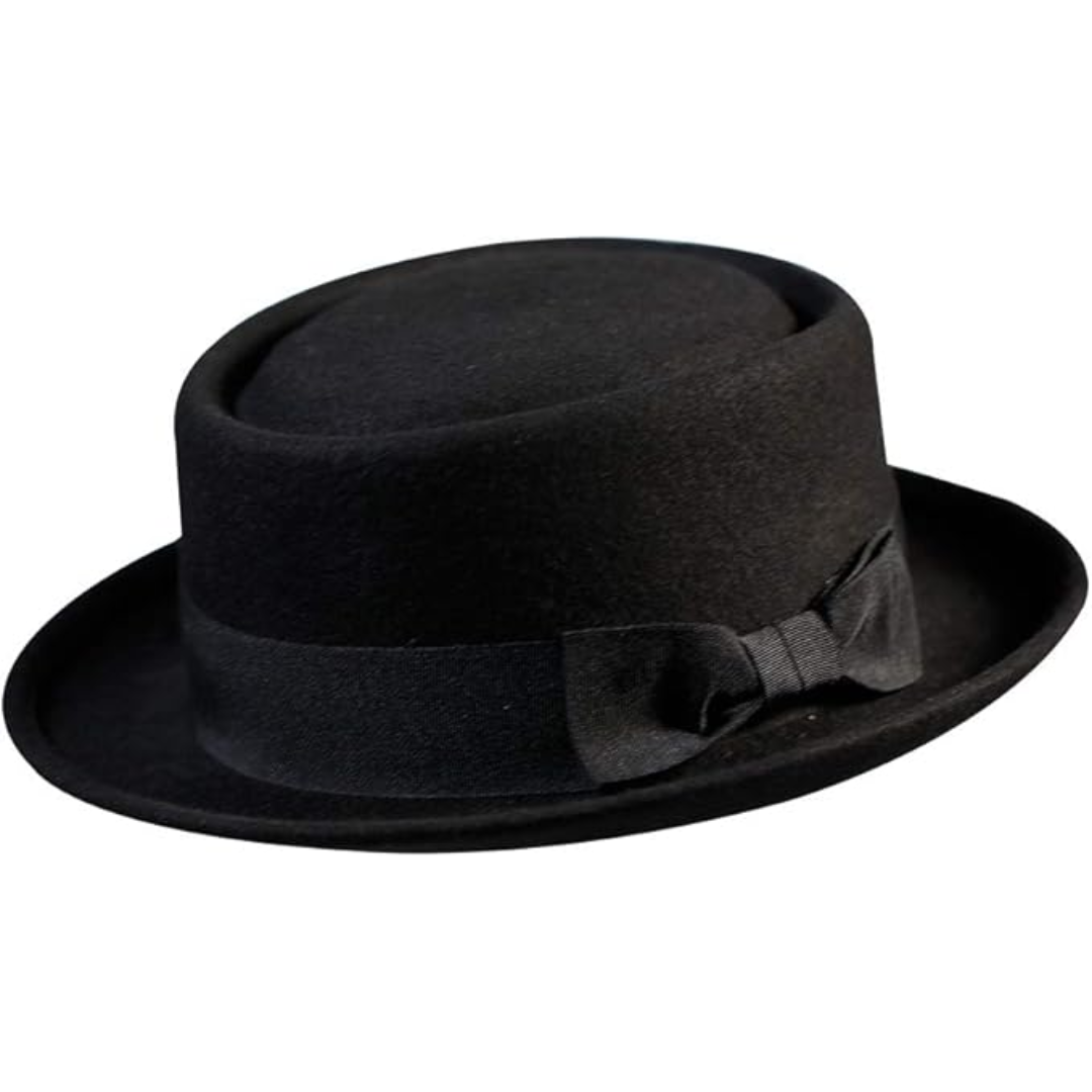 Pork Pie Wool Felt Fedora Hat - Evan-M-State of Style