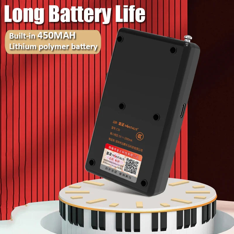 Portable Bluetooth Radio and MP3 Player - SoundPocket Mini-Grey-State of Style