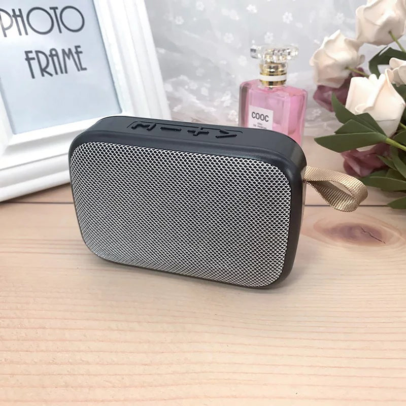 PORTABLE BLUETOOTH SPEAKER - 3D STEREO MUSIC PLAYER WITH HIFI SOUND-Black-State of Style