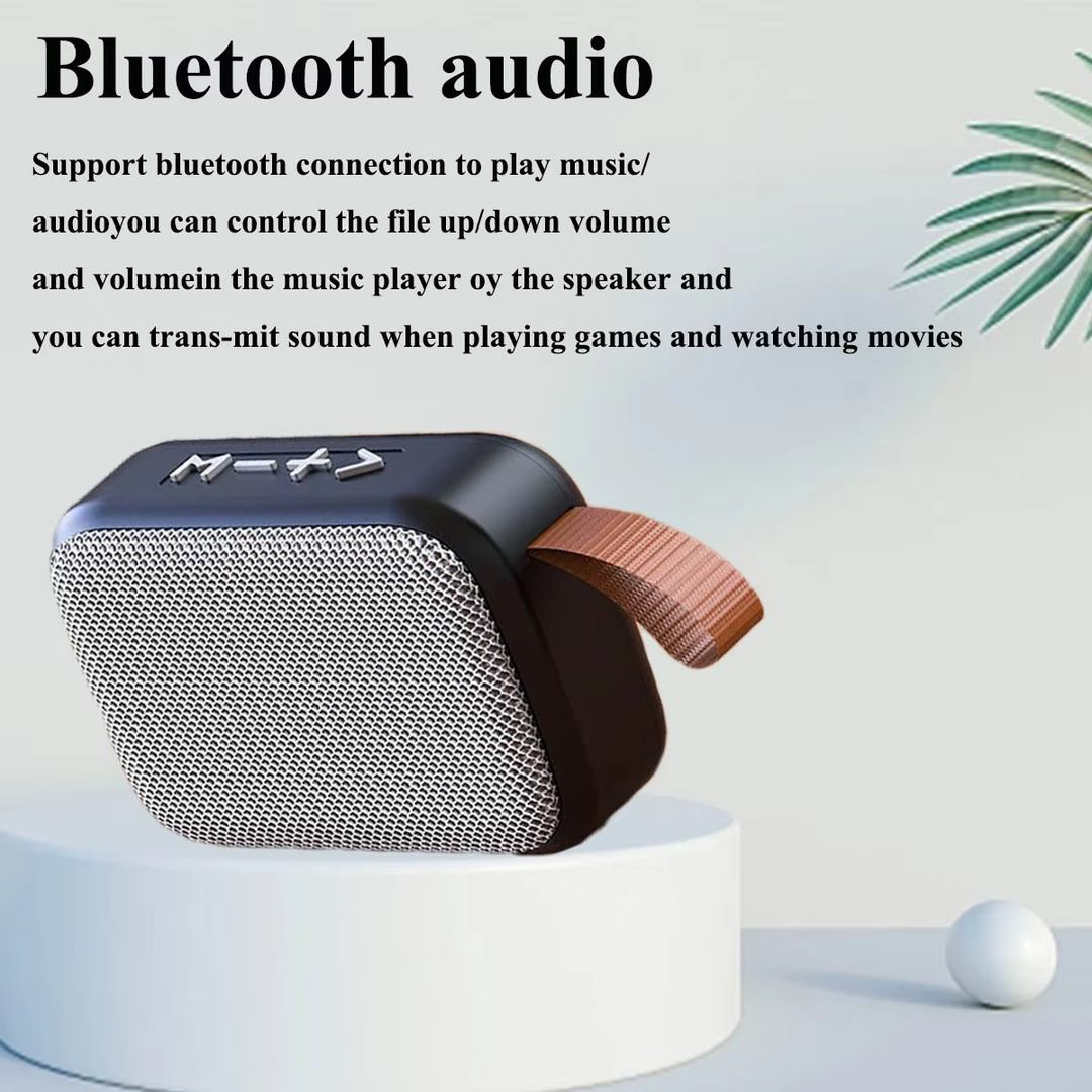 PORTABLE BLUETOOTH SPEAKER - 3D STEREO MUSIC PLAYER WITH HIFI SOUND-Black-State of Style