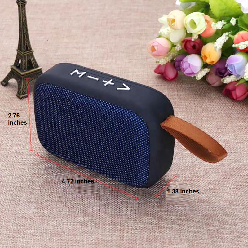 PORTABLE BLUETOOTH SPEAKER - 3D STEREO MUSIC PLAYER WITH HIFI SOUND-Black-State of Style