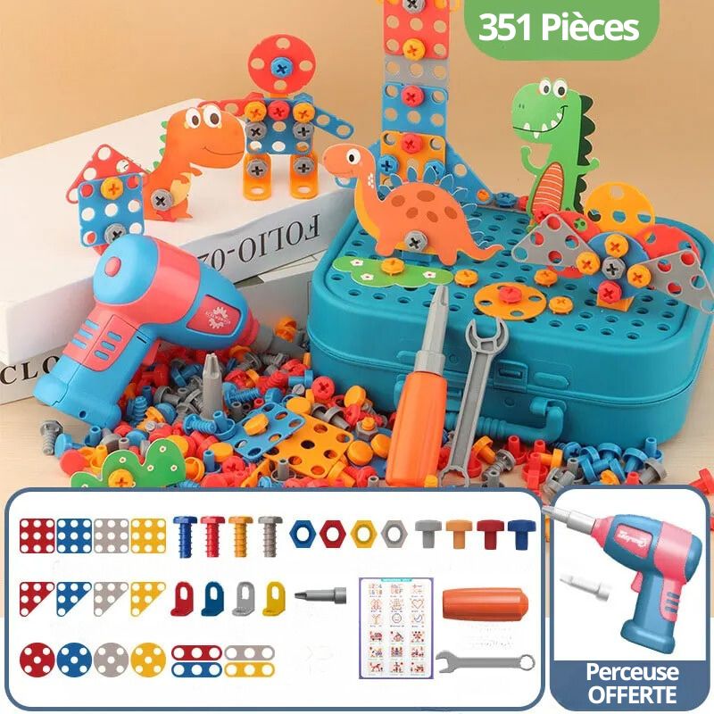 Portable Construction Box for Children - BuildiBox-State of Style