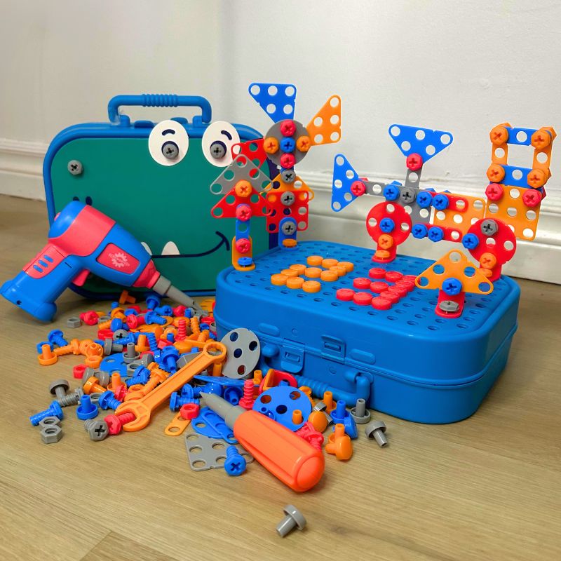 Portable Construction Box for Children - BuildiBox-State of Style