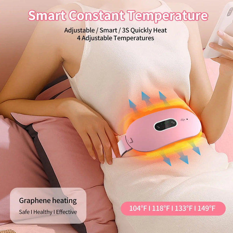 Portable Electric Heating & Massage Pad – Womon-Pink-State of Style