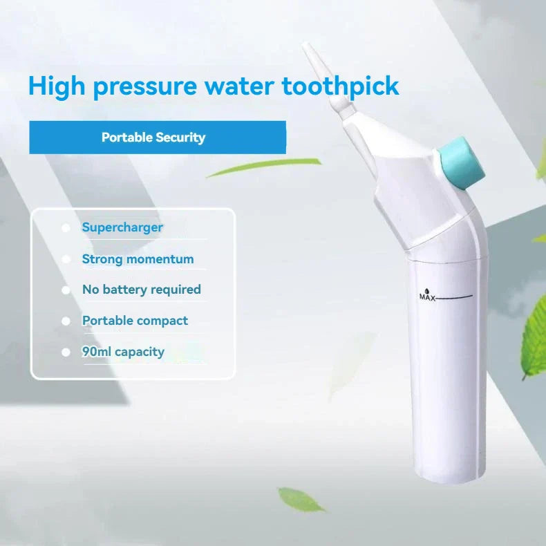 PORTABLE HIGH-PRESSURE WATER FLOSSER – PROFESSIONAL MOUTH IRRIGATOR FOR TEETH CLEANING-Blue-State of Style