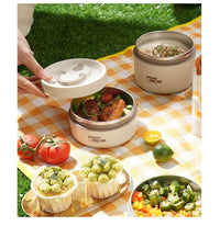 Portable Insulated Meal Container Set - LunchMate-White-2 dozen + bag + FREE cutlery set-State of Style