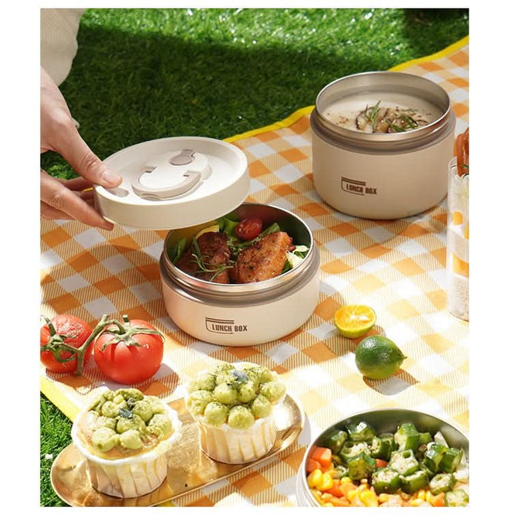 Portable Insulated Meal Container Set - LunchMate-White-2 dozen + bag + FREE cutlery set-State of Style