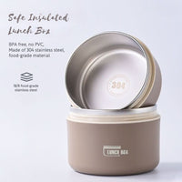 Portable Insulated Meal Container Set - LunchMate-White-2 dozen + bag + FREE cutlery set-State of Style