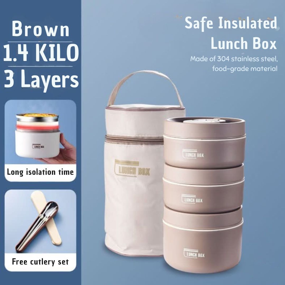 Portable Insulated Meal Container Set - LunchMate-White-2 dozen + bag + FREE cutlery set-State of Style