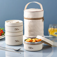 Portable Insulated Meal Container Set - LunchMate-White-2 dozen + bag + FREE cutlery set-State of Style