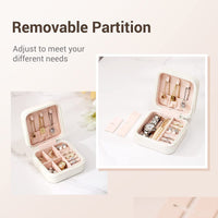 Portable Leather Jewellery Box | Square Design-GREEN-State of Style