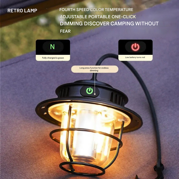 Portable LED Camping Lamp - VintaGlow-State of Style
