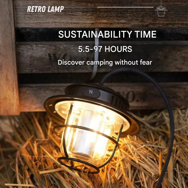 Portable LED Camping Lamp - VintaGlow-State of Style