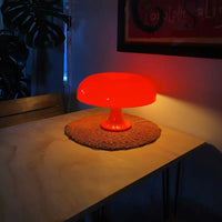 Portable & Luxury Mushroom Table Lamp - LumiShroom-Orange-State of Style
