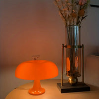 Portable & Luxury Mushroom Table Lamp - LumiShroom-Orange-State of Style