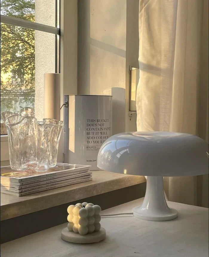 Portable & Luxury Mushroom Table Lamp - LumiShroom-Orange-State of Style