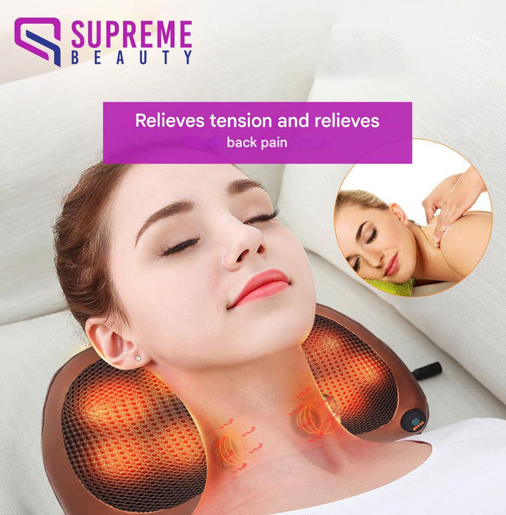 Portable Massage Cushion with Deep Shiatsu Massage – ThermoRelax Pro-State of Style
