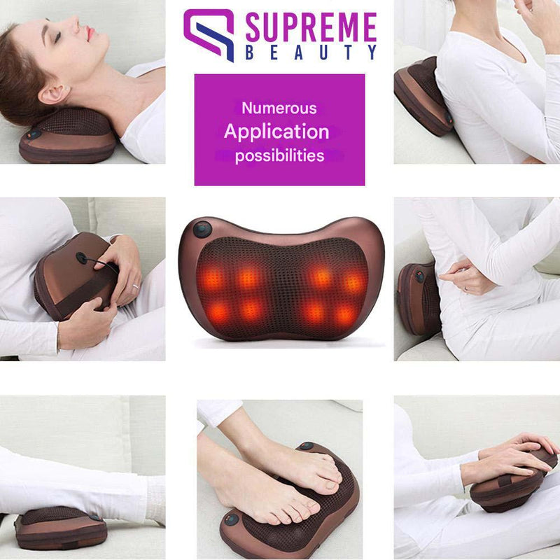 Portable Massage Cushion with Deep Shiatsu Massage – ThermoRelax Pro-State of Style