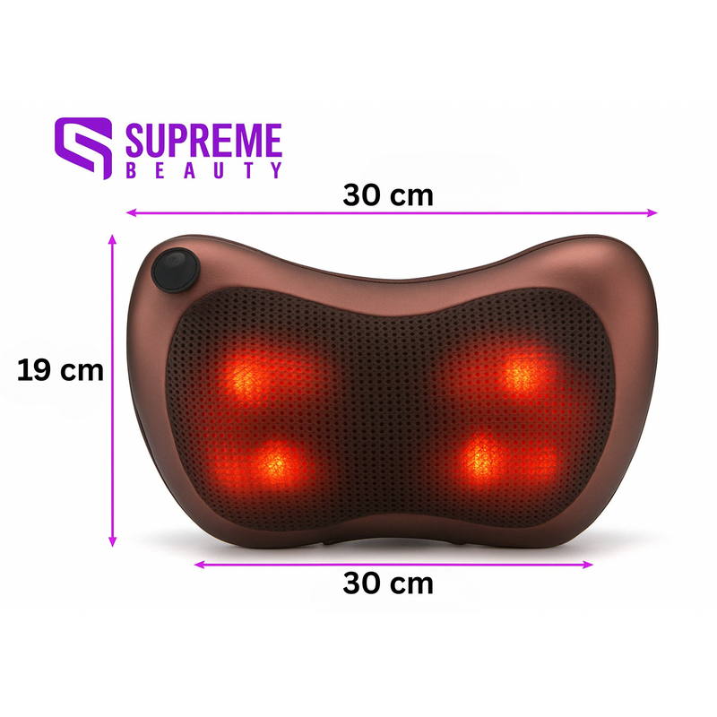 Portable Massage Cushion with Deep Shiatsu Massage - ThermoRelax Pro-State of Style