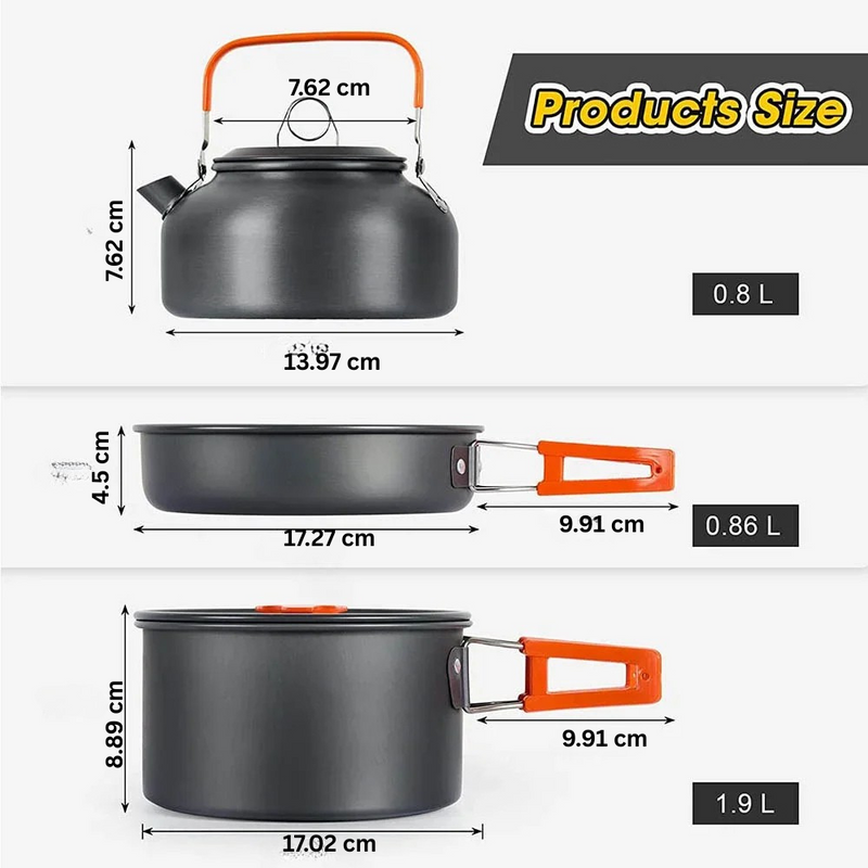 Portable Outdoor Cooking Set - CampEase-A-State of Style