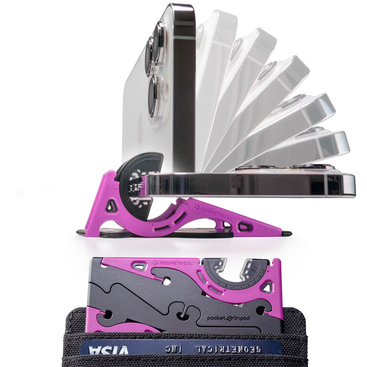 Portable Phone Stand for Perfect Photos - SnapFold-Black-State of Style