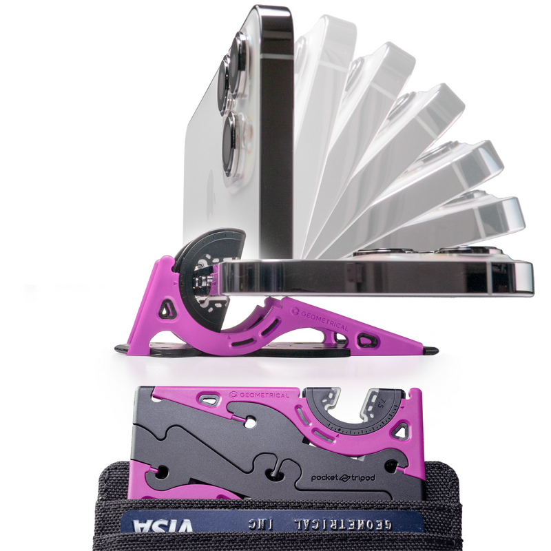 Portable Phone Stand for Perfect Photos - SnapFold-Black-State of Style