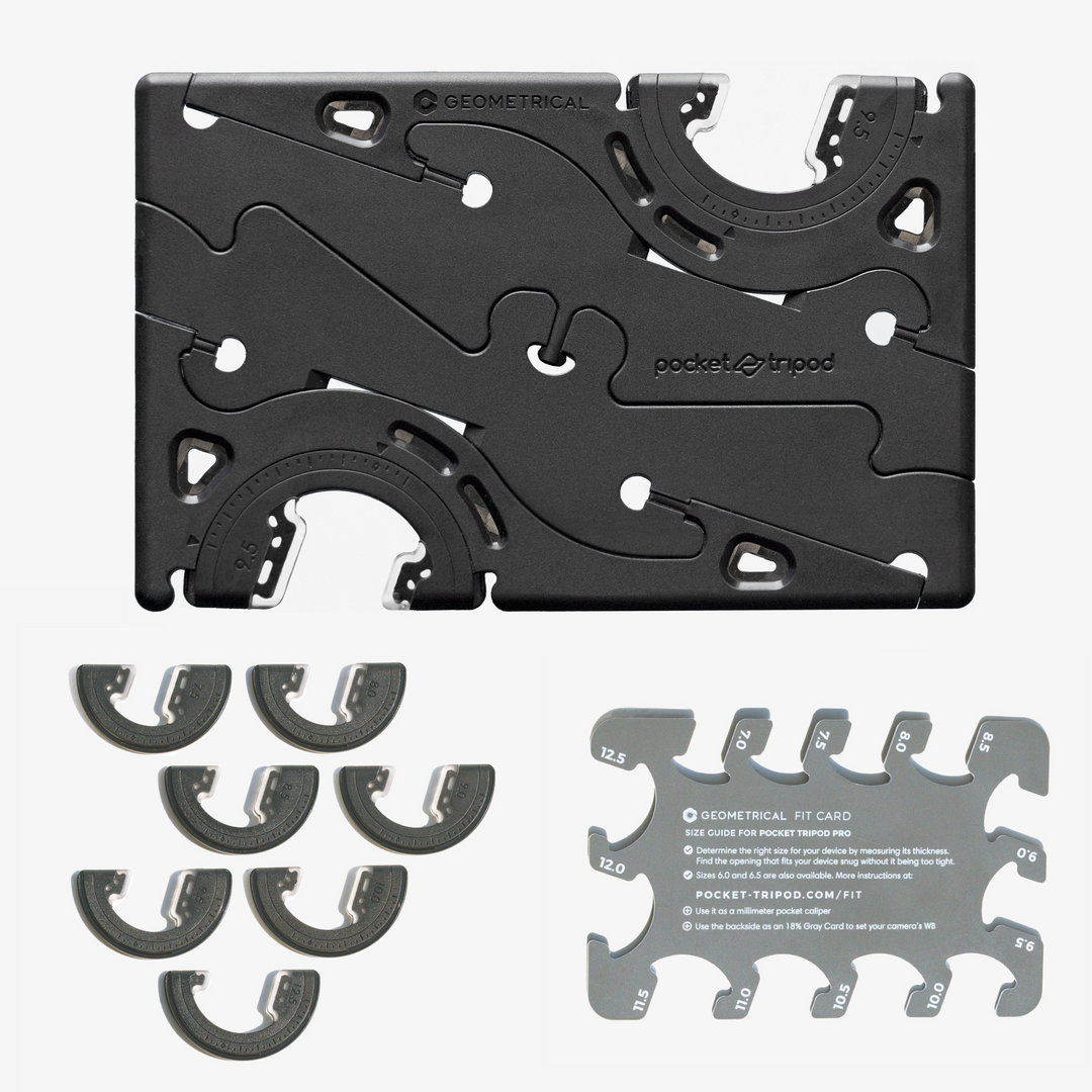 Portable Phone Stand for Perfect Photos - SnapFold-Black-State of Style