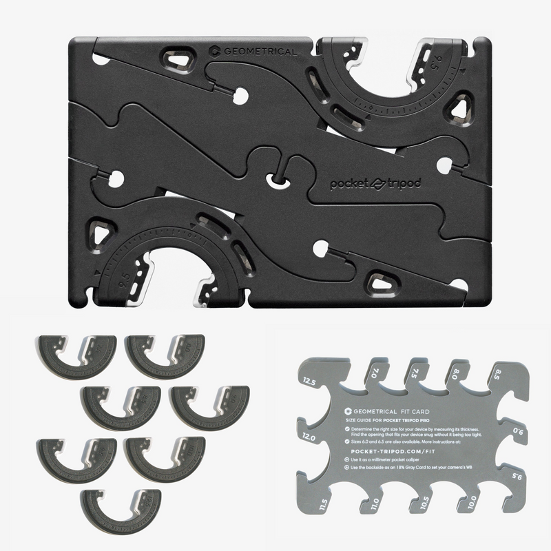 Portable Phone Stand for Perfect Photos - SnapFold-Black-State of Style