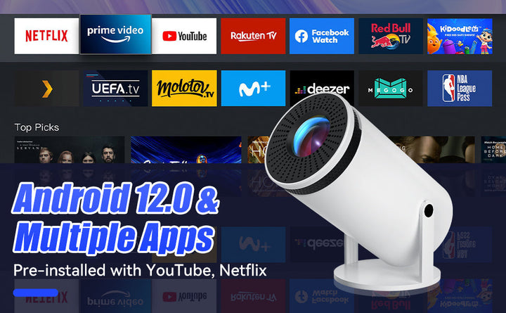 Portable Smart Projector - VisionCast 130X-State of Style