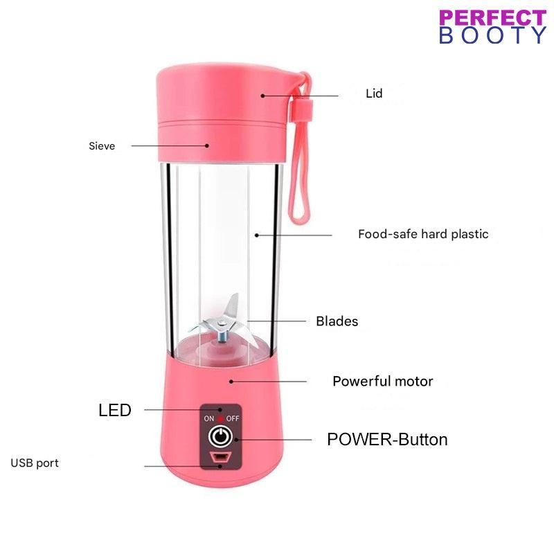 Portable Smoothie Maker with Drink Function - FreshBlend To-Go-Pink-State of Style