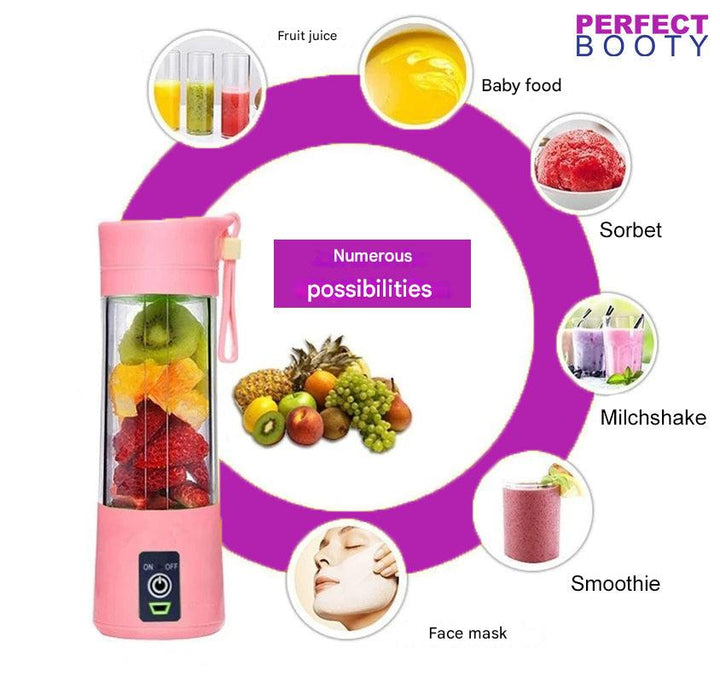 Portable Smoothie Maker with Drink Function - FreshBlend To-Go-Pink-State of Style
