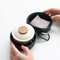 Portable & Stylish Tea Set - SipMate-Black-State of Style