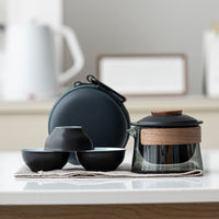 Portable & Stylish Tea Set - SipMate-Black-State of Style