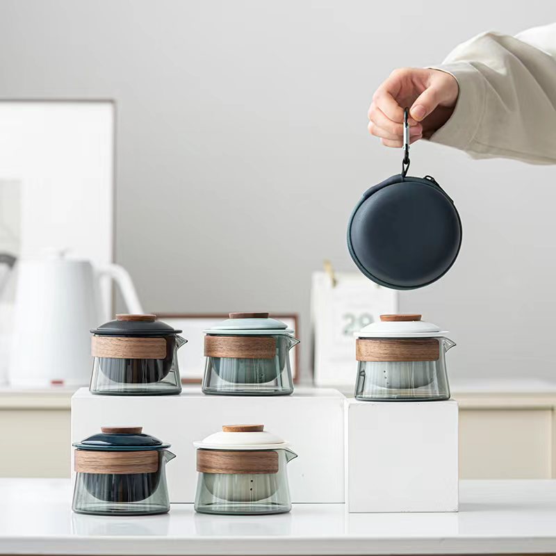 Portable & Stylish Tea Set - SipMate-Black-State of Style