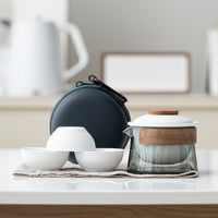 Portable & Stylish Tea Set - SipMate-White-State of Style