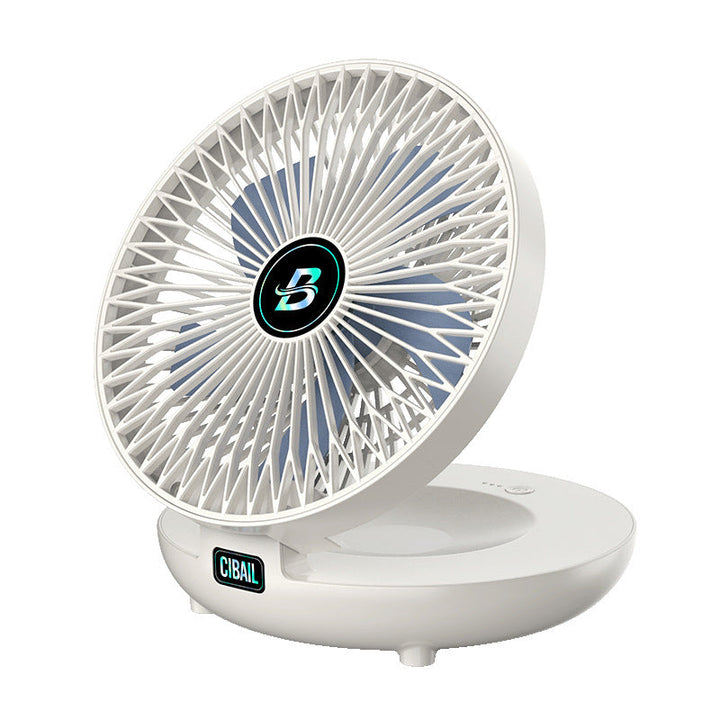 Portable Table Fan - AirFlowPro-White-Wireless-State of Style