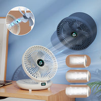 Portable Table Fan - AirFlowPro-White-Wireless-State of Style