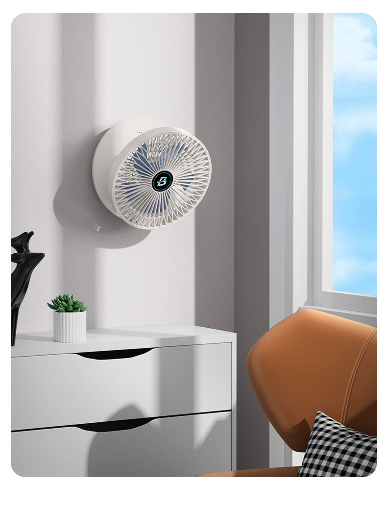 Portable Table Fan - AirFlowPro-White-Wireless-State of Style