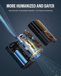 Portable Tyre Pump - 18000mAh Air Compressor for Cars and Motorcycles-State of Style