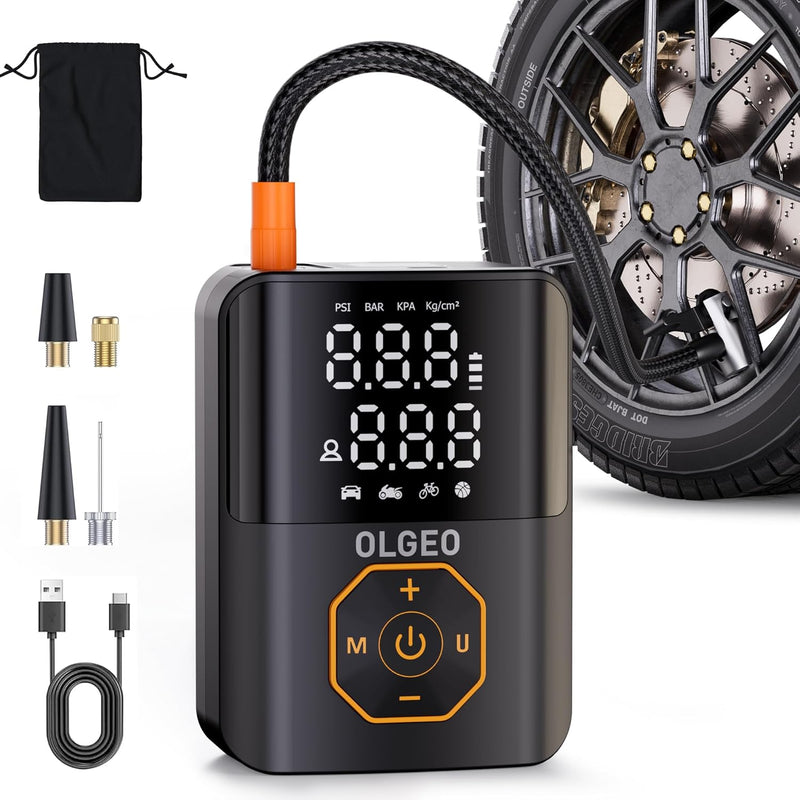 Portable Tyre Pump - 18000mAh Air Compressor for Cars and Motorcycles-State of Style