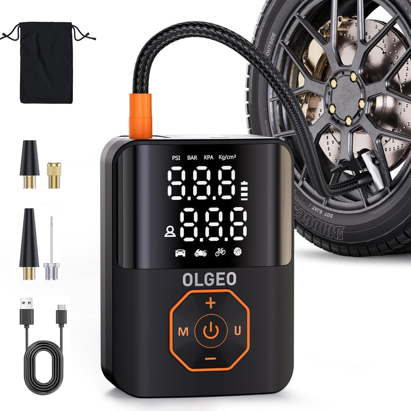 Portable Tyre Pump - 18000mAh Air Compressor for Cars and Motorcycles-State of Style