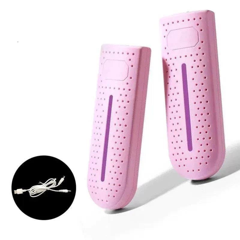 Portable UV Shoe Dryer and Sterilizer - ShoeFresh Pro-Pink USB-State of Style