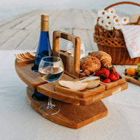 Portable Wooden Picnic Wine Table - WineNest-State of Style