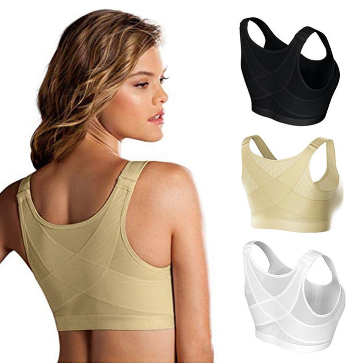 Posture Correcting Bra - PostureFlex-1 Piece-Black-S-State of Style