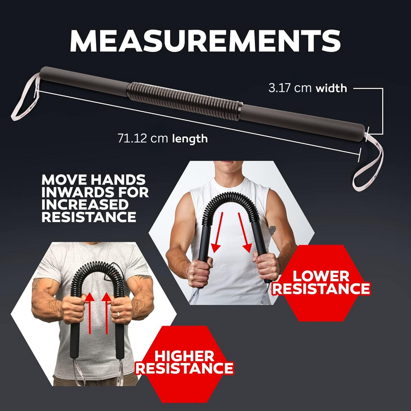 Power Twister Bar – Ultimate Equipment for Upper Body Strengthening-15–40 kg = 33.07–88.18 lbs-State of Style