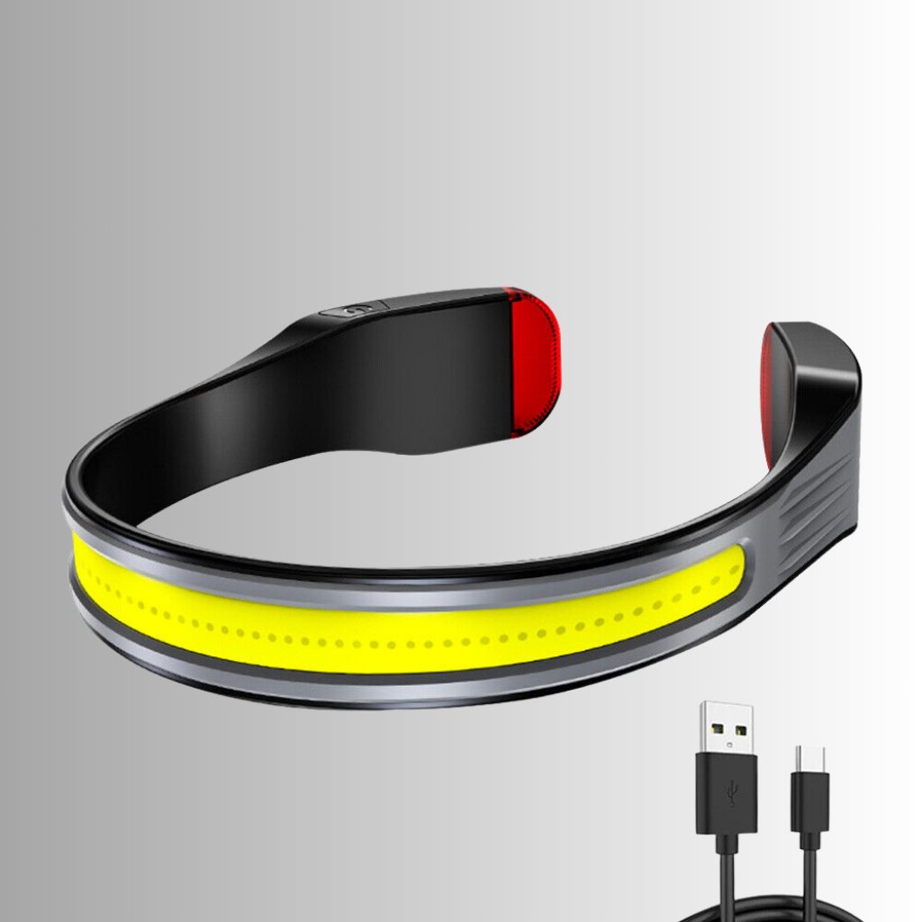 Powerful Headlamp with Wide-Beam LED - BrightBeam-State of Style