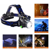 POWERFUL WATERPROOF LED HEADLAMP WITH ZOOM & RECHARGEABLE BATTERY FOR OUTDOOR ACTIVITIES-State of Style