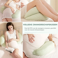 Pregnancy Pillow for Optimal Support - MamaComfort-Green-State of Style