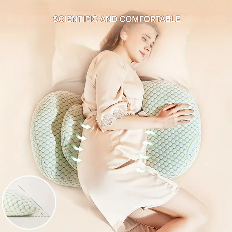 Pregnancy Pillow for Optimal Support - MamaComfort-Green-State of Style